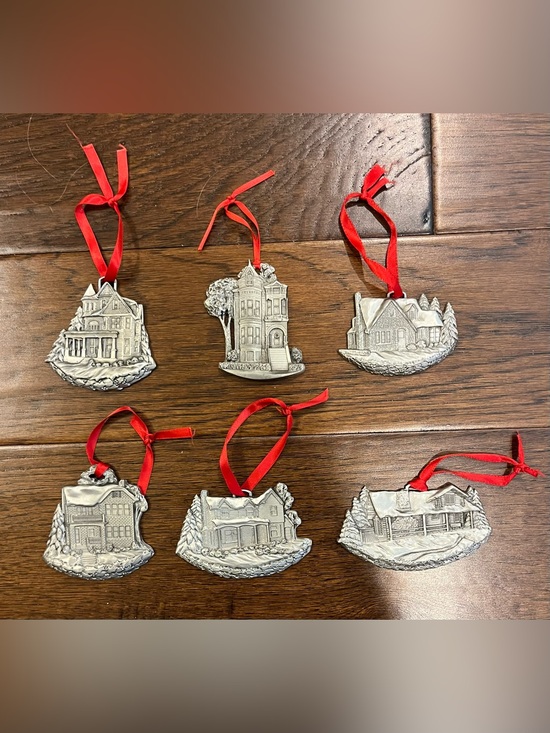 Other - Pewter A. Schumann Limited Edition 1995 - 2000 Christmas Ornaments - Lot of 6